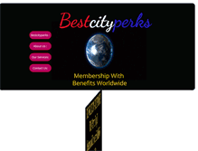 Tablet Screenshot of bestcityperks.com